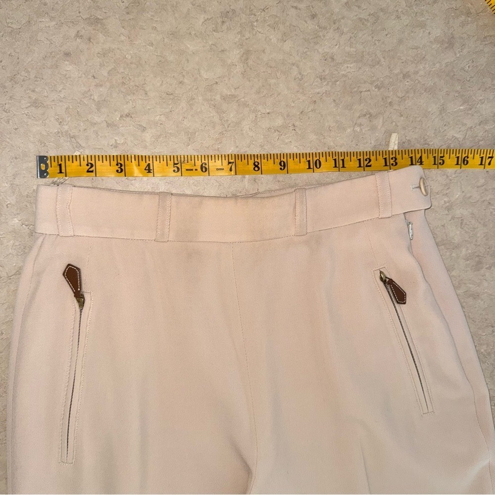 Hermes Vintage Women's Cream Dress Pants Wool Quiet Luxury Old Money - Picture 15 of 16